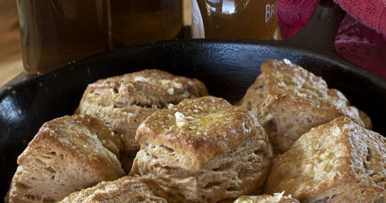 Southern Idaho Cast Iron Beer and Buttermilk Biscuits