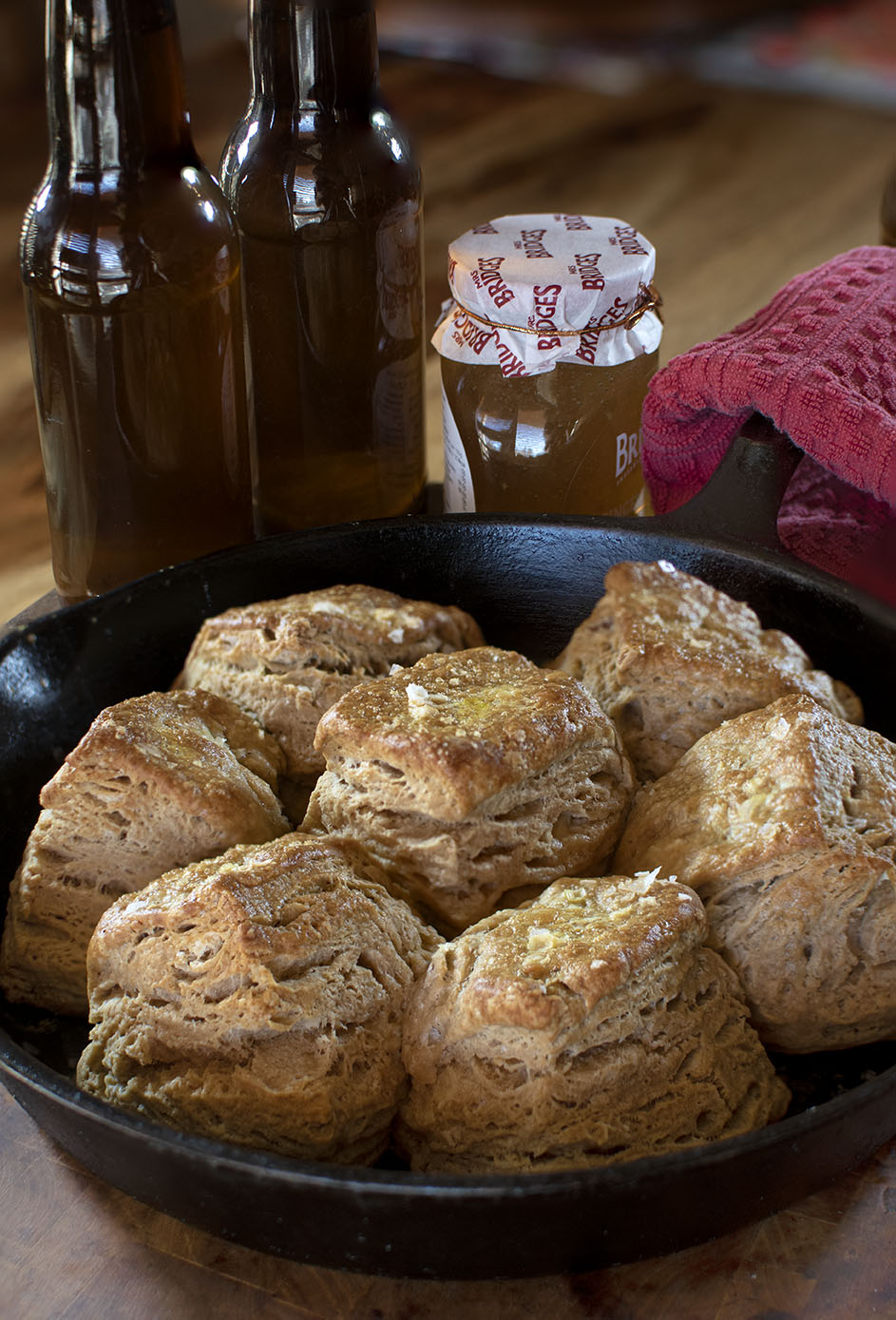 Southern Idaho Cast Iron Beer and Buttermilk Biscuits