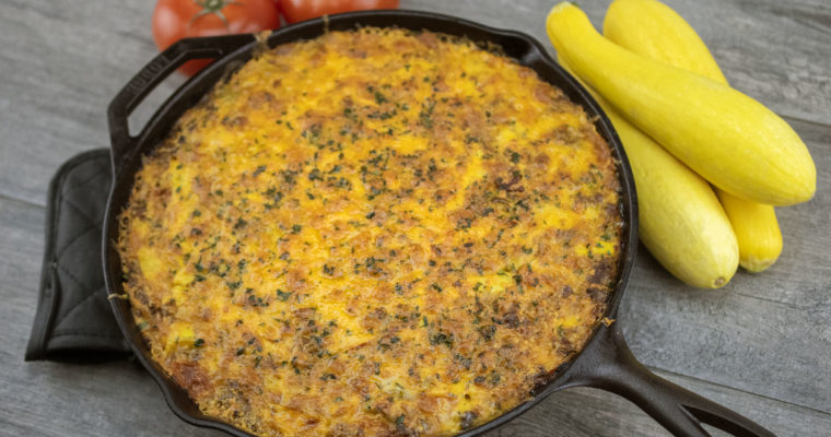 Beer-less Summer Squash Casserole