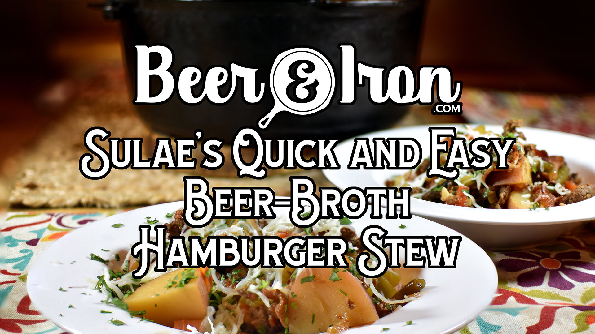 Quick and Easy Beer-Broth Hamburger Stew