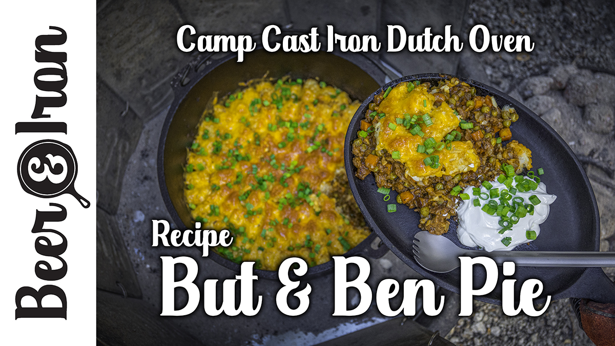 ButandBen Pie Baked in a Camp Cast Iron Dutch Oven